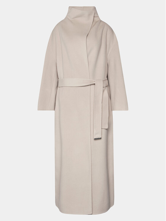 Calvin Klein Calvin Klein Вълнено палто K20K206746 Бежов Relaxed Fit