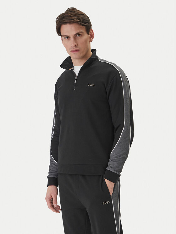 BOSS BOSS Felpa 50554780 Nero Regular Fit