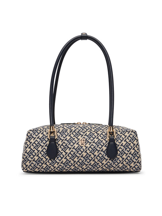 Tommy Hilfiger Tommy Hilfiger Soma Th Grace Shoulder Bag Jacquard AW0AW18752 Zils