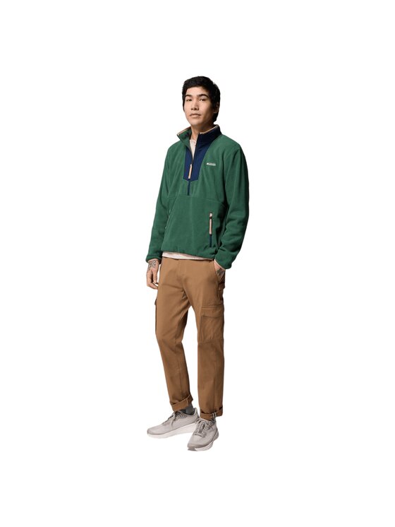 Columbia Columbia Polar Sequoia Grove Half Zip Fleece 2095901375 Zielony Regular Fit