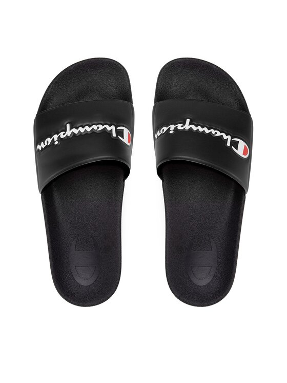 Champion Champion Klapki Slide Varsity S21993-CHA-KK002 Czarny