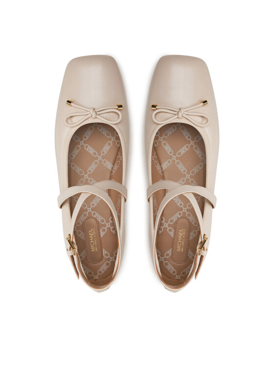 Michael Kors Michael Kors Балеринки Collette Leather Ballet Flat 40T4CTFP1L Бежов