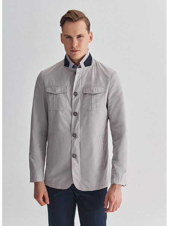 Pako Lorente Pako Lorente Kurtka przejściowa P20SF-5X-008 Beżowy Classic Fit
