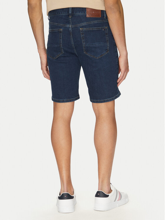 Tommy Hilfiger Tommy Hilfiger Szorty jeansowe Brooklyn MW0MW39196 Granatowy Slim Fit