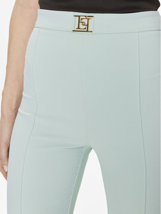 Elisabetta Franchi Elisabetta Franchi Stoffhose PA-T15-41E2- PA-T15-41E2 Grün Regular Fit