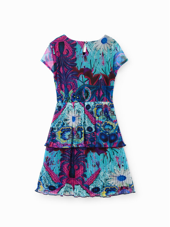 Desigual Desigual Rochie de zi 23SGVK19 Albastru Regular Fit