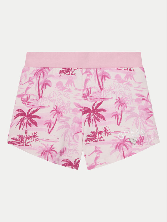 Guess Guess Set T-Shirt und Shorts K5GG05 K6YW4 Rosa Regular Fit