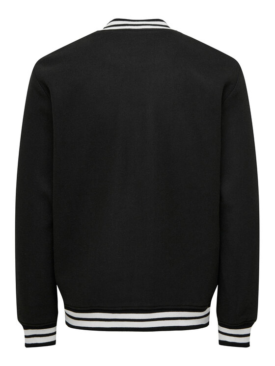 Only & Sons Only & Sons Μπόμπερ μπουφάν 22025212 Μαύρο Regular Fit
