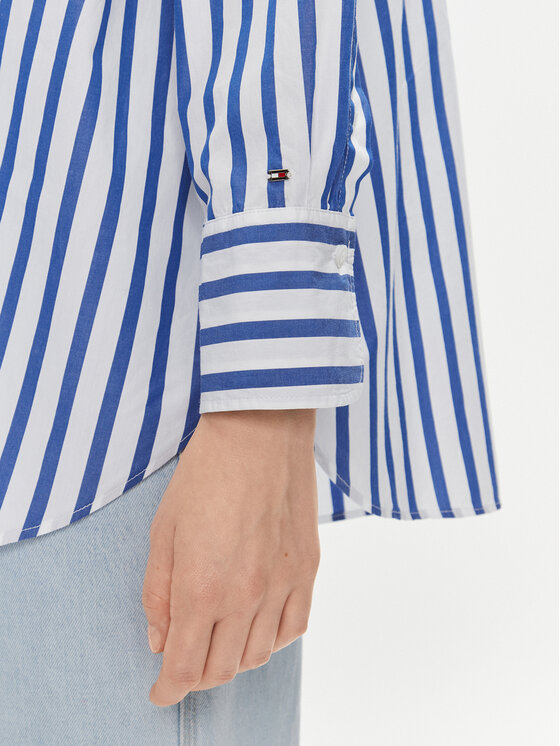 Tommy Hilfiger Tommy Hilfiger Cămașă Icon WW0WW38952 Albastru Relaxed Fit