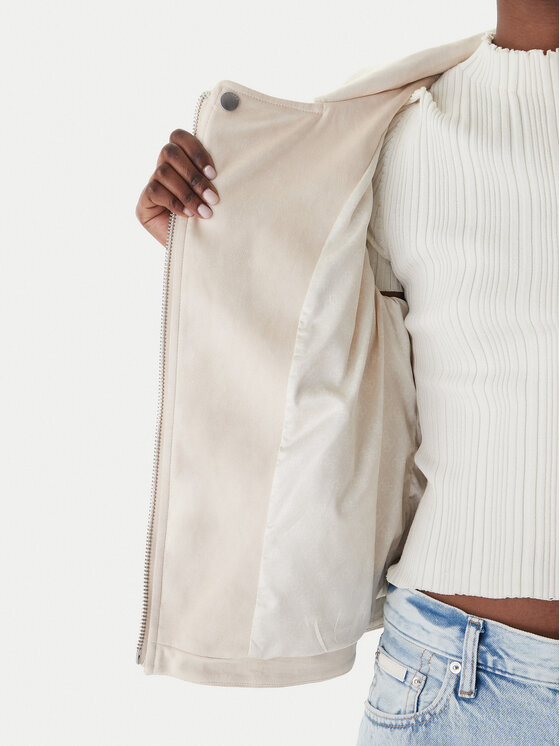 Guess Guess Μπουφάν μεταβατικό W6GL10 W1968 Εκρού Regular Fit