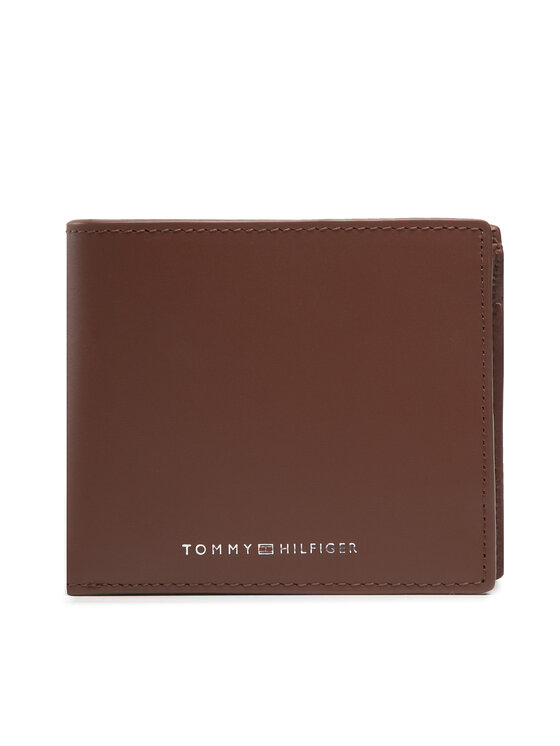 Tommy Hilfiger Velika moška denarnica Tm Modern Leather Cc And Con AM0AM10618 Rjava