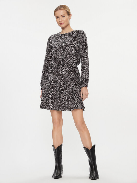 Pepe Jeans Pepe Jeans Kasdieninė suknelė Azalea PL953445 Juoda Regular Fit