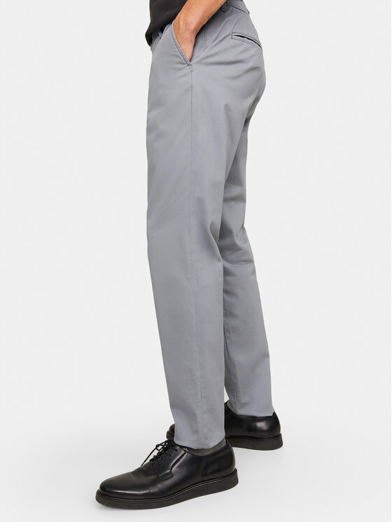 Jack&Jones Jack&Jones Chinosy Marco 12150148 Szary Slim Fit