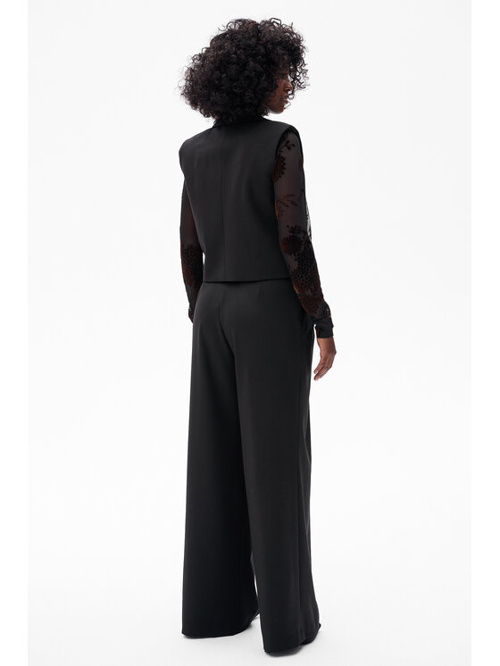 blue shadow blue shadow Kamizelka Florencja Czarny Regular Fit