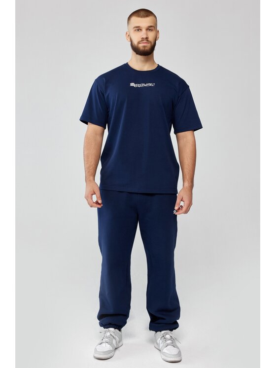 ROUGH RADICAL ROUGH RADICAL Koszulka techniczna TRAVEL Granatowy Slim Fit