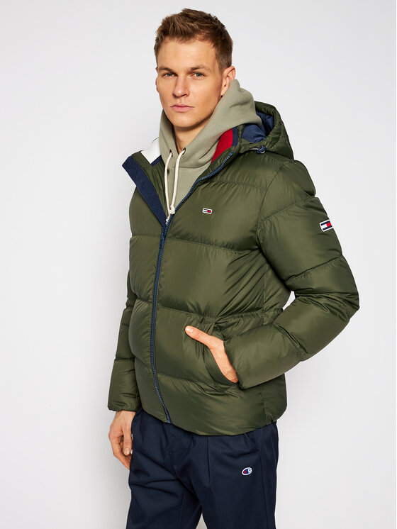 Tommy Jeans Doudoune Essential DM0DM08762 Vert Regular Fit Modivo