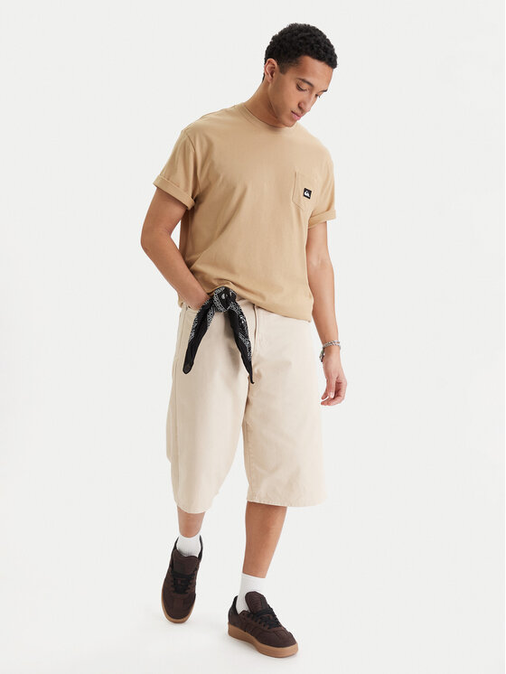 Quiksilver Quiksilver Tricou Salt Water EQYZT08205 Bej Comfort Fit