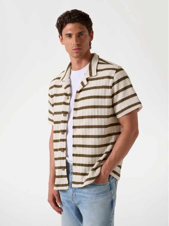 Guess Guess Kardigan 175135 Zielony Classic Fit