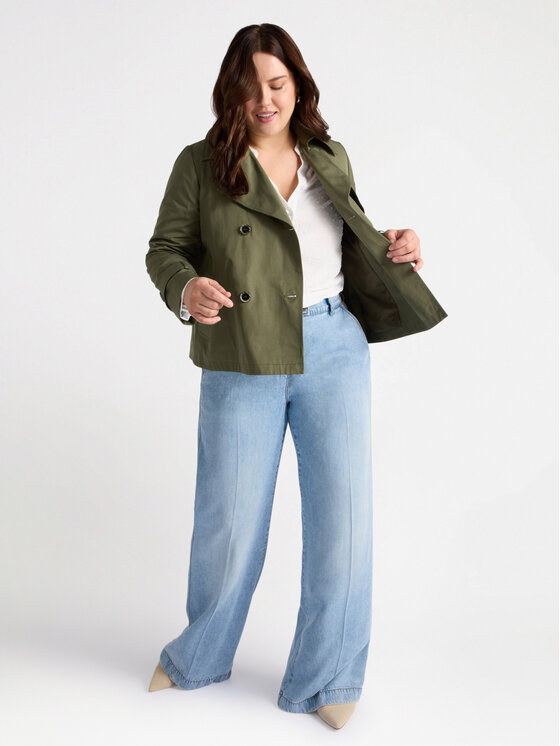 Fiorella Rubino Fiorella Rubino Cappotto 8388T000336N035 Verde A-Line Fit