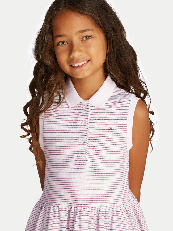 Tommy Hilfiger Tommy Hilfiger Sukienka codzienna KG0KG08486 D Różowy Regular Fit