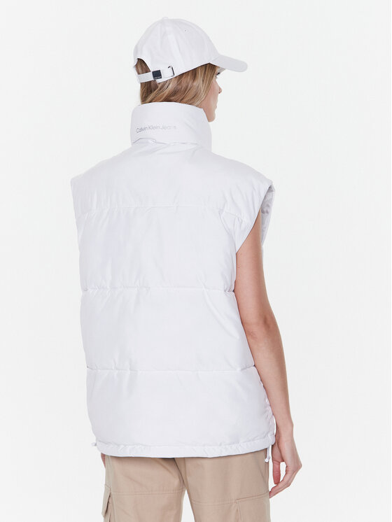 Calvin Klein Jeans Calvin Klein Jeans Γιλέκο J20J220340 Λευκό Regular Fit
