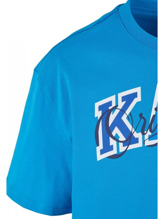 Karl Kani Karl Kani Tričko SERIF ORIGINATOR TEE Modrá Regular Fit