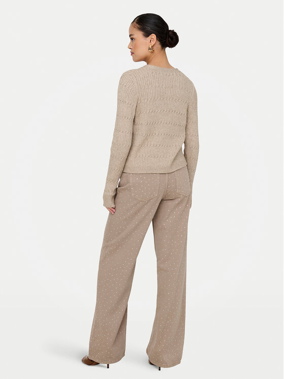 ONLY ONLY Kardigán Katia 15310902 Barna Regular Fit