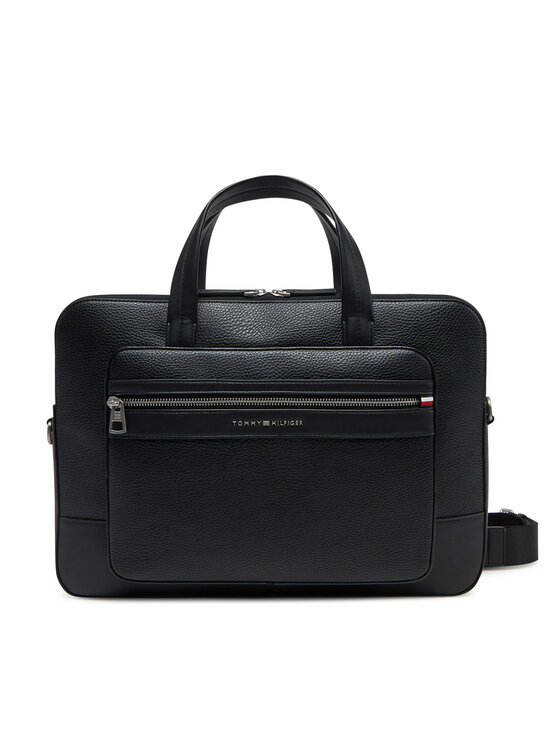 Tommy Hilfiger Taška na laptop Th Central Computer Bag AM0AM13203 Čierna