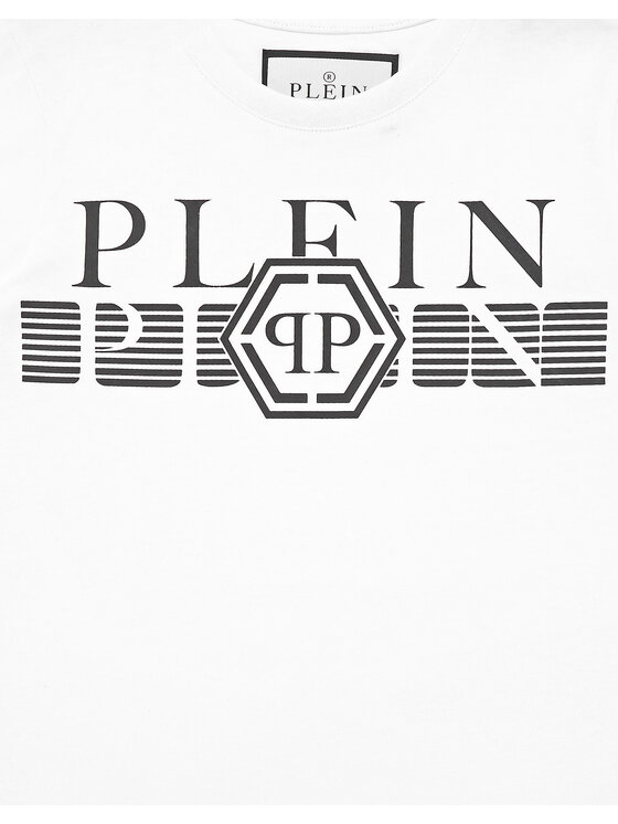 PHILIPP PLEIN PHILIPP PLEIN T-Shirt 19969 Biały Regular Fit