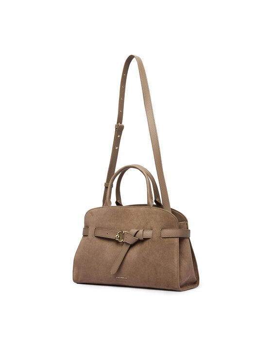 Coccinelle Coccinelle Torebka TLB Coccinellesabine Suede Bi E1 TLB 18 04 01 Beżowy ciemny
