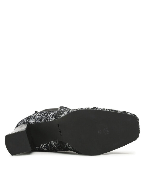 Pollini Pollini Μποτάκια SA24108G1HTN100A Μαύρο