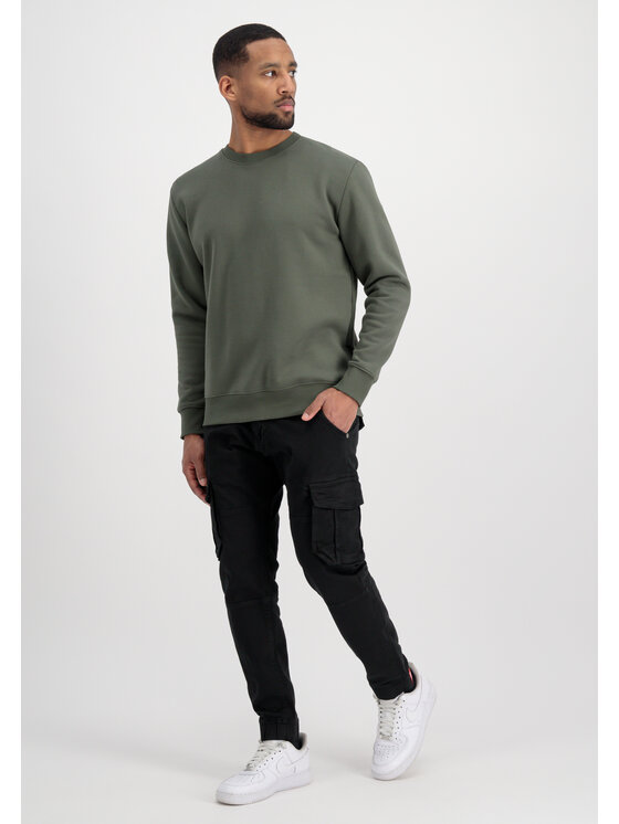 Alpha Industries Alpha Industries Bluza Dragon Embroidery Sweatshirt Zielony Regular Fit