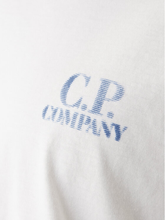 C.P. Company C.P. Company Tricou 20CMTS143A110579W Écru Regular Fit