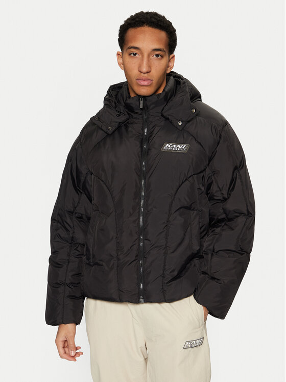 Karl Kani Karl Kani Пуховик Sport Patch Artic 60760028 Чорний Regular Fit
