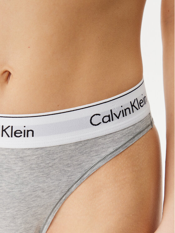 Calvin Klein Underwear Calvin Klein Underwear Klasične spodnje hlačke z visokim pasom LV00QF8319 Siva