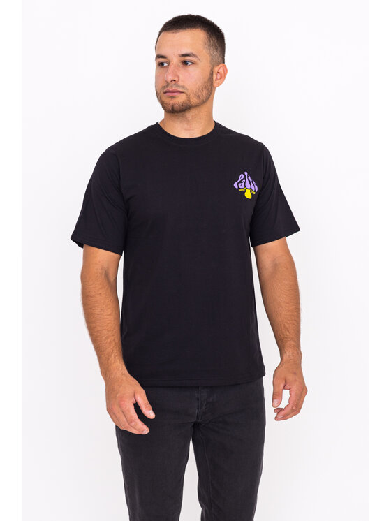Palto Palto T-Shirt Meditate Czarny Relaxed Fit