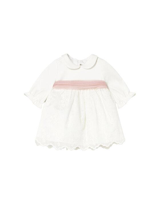 Mayoral Mayoral Elegantes Kleid 2818 Écru Regular Fit
