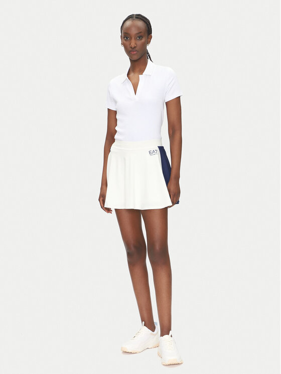 EA7 Emporio Armani EA7 Emporio Armani Tennisrock 7W000204 AF13282 M0058 Weiß Regular Fit