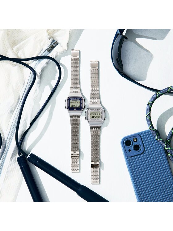 Casio Casio Zegarek 4549526428845 Srebrny
