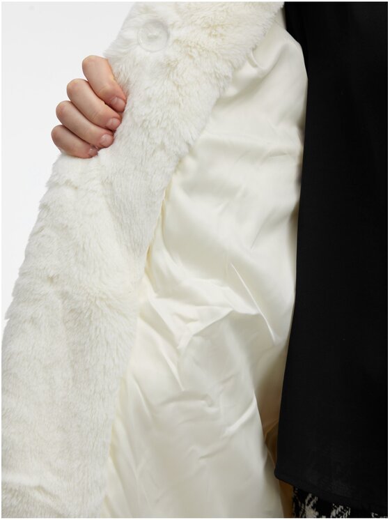 Orsay Orsay Płaszcz 839019029000__L Koralowy Regular Fit