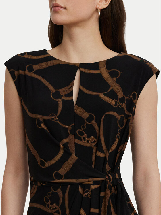 LAUREN RALPH LAUREN LAUREN RALPH LAUREN Koktejlové šaty 200973612001 Černá Slim Fit