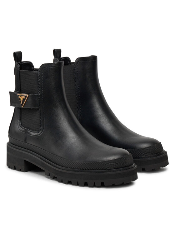 Guess Guess Μποτάκια Bensly FLFBEN ELE10 Μαύρο