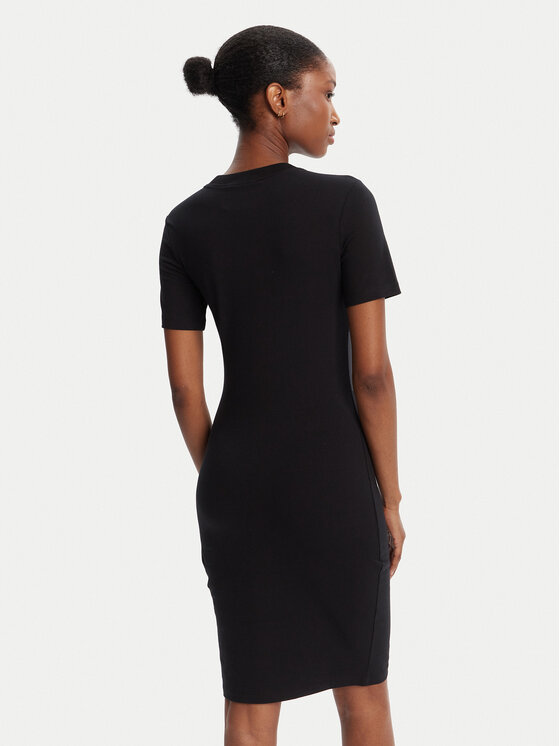 Versace Jeans Couture Versace Jeans Couture Kleid für den Alltag 79HAOE06 CJ02E Schwarz Regular Fit