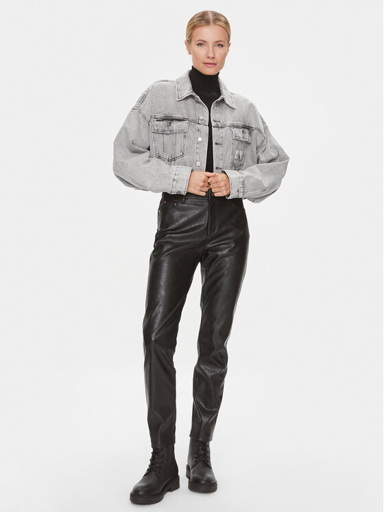 Calvin Klein Jeans Calvin Klein Jeans Джинсова куртка J20J222467 Сірий Oversize