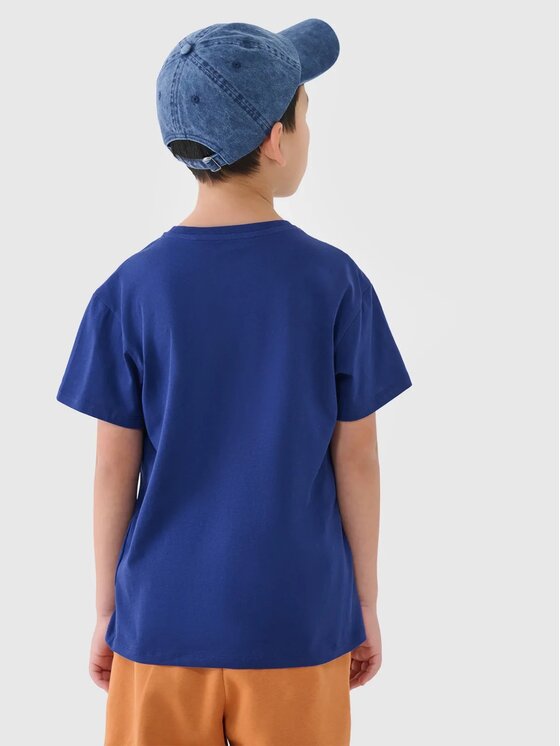 4F 4F T-shirt 4FJWSS25TTSHM2325-36S Blu Oversize