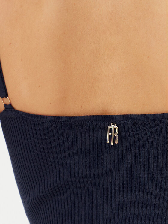 Fracomina Fracomina Top FR25ST4006K410J9 Tamnoplava Slim Fit