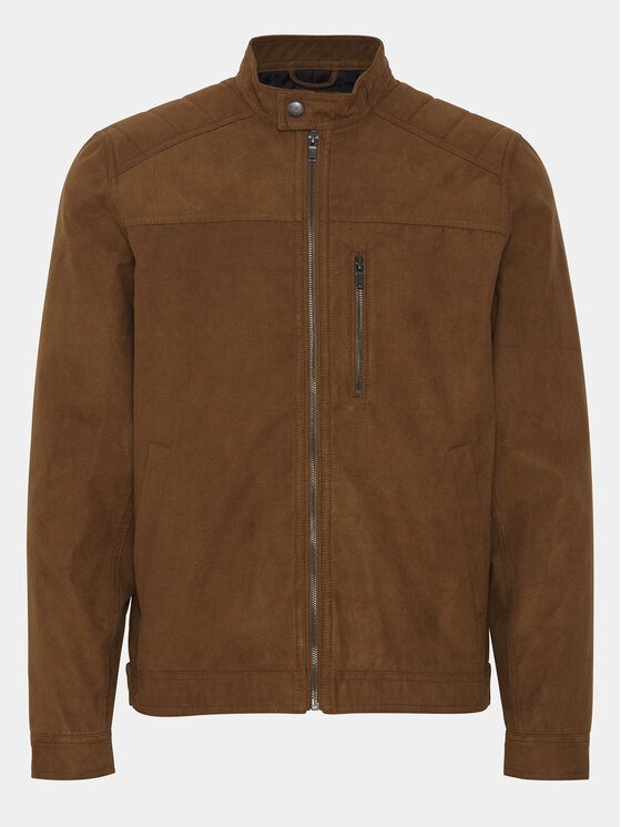 Blend Blend Jacke aus Kunstleder 20716626 Braun Regular Fit