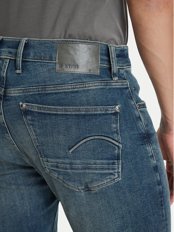 G-Star Raw G-Star Raw Jeans hlače Revend D20071-D634 Modra Skinny Fit