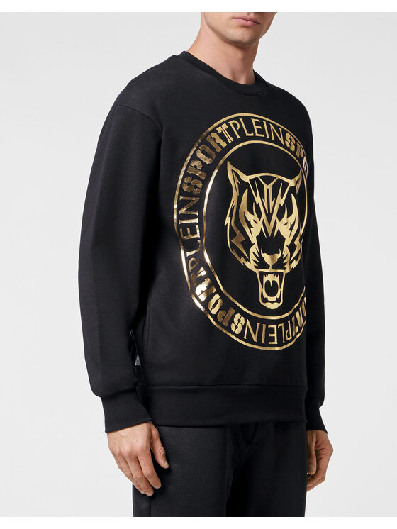 Plein Sport Plein Sport Longsleeve 473 Czarny Regular Fit