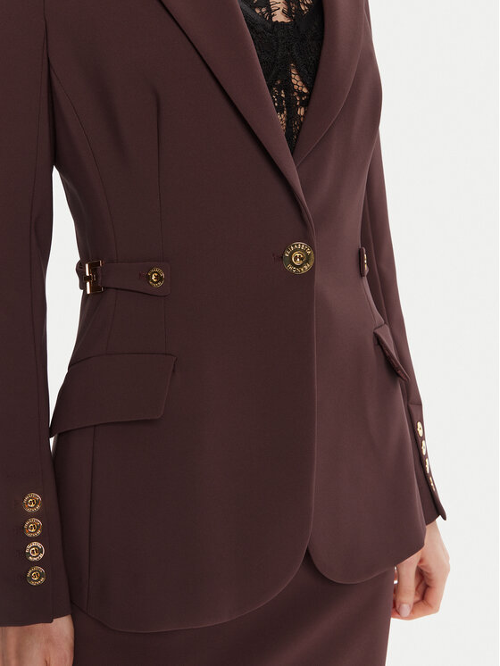 Elisabetta Franchi Elisabetta Franchi Sako GI-175-56E2 Bordová Regular Fit